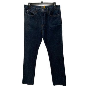 MEN'S J.CREW DARK BLUE SLIM STRAIGHT JEANS 36X36